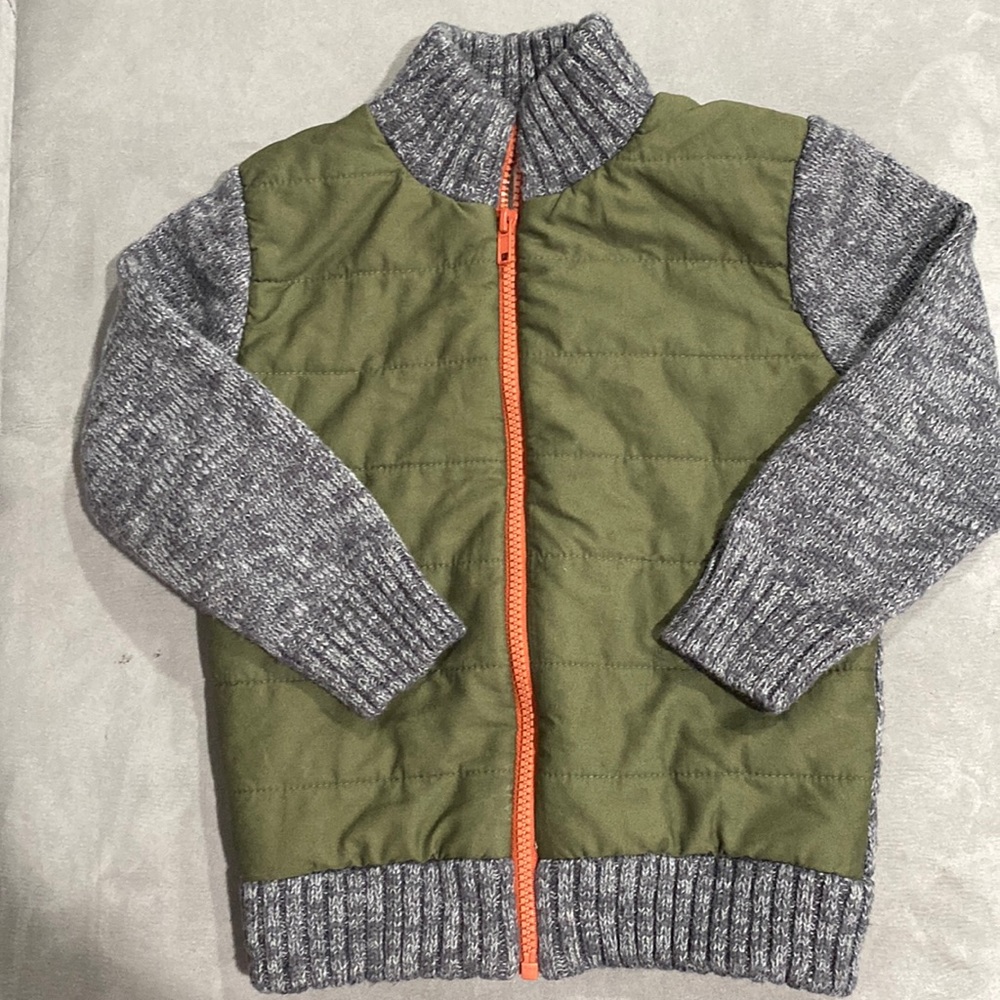 Cat & Jack fleece lined zip-up sweater - 5T